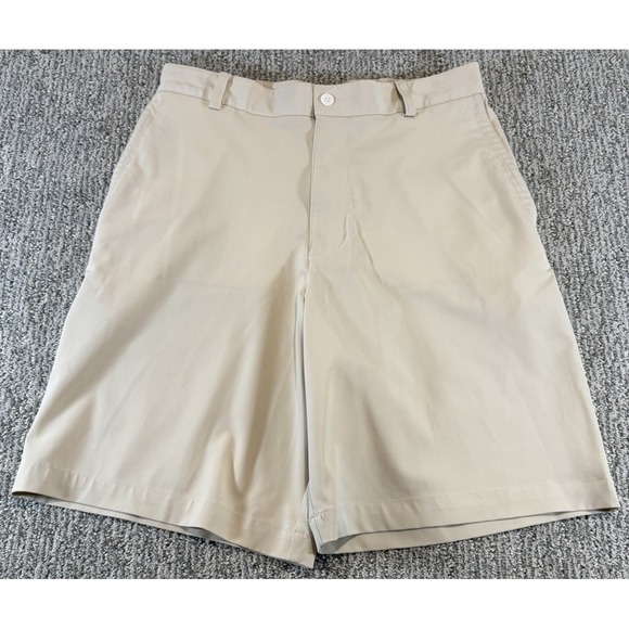 Nike Other - Nike Golf Shorts Mens Size 30 Wicking Performance Dri-Fit Polyester Light Tan